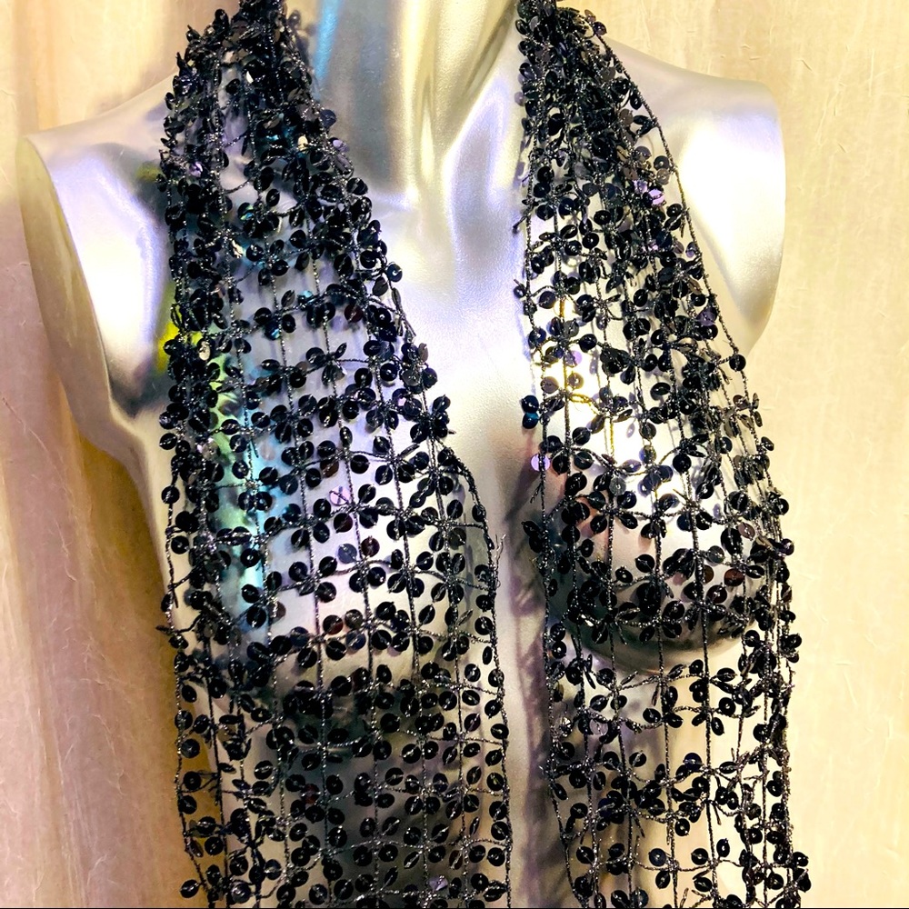 Festival Breast Cover Bling Scarf Sheer Multiwear